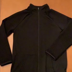 Black zip up hoodie
